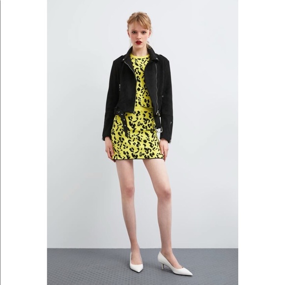 Zara faux suede biker jacket 🖤 - Picture 4 of 4